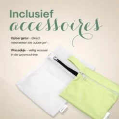 Wasbare Zoogcompressen - Cup B T/m E - Herbruikbare Borstcompressen Wasbaar - Inclusief Waszak&Opbergetui - 16 Stuks - Wit & Groen 13 Wasbare Zoogcompressen - Cup B T/m E - Herbruikbare Borstcompressen Wasbaar - Inclusief Waszak&Opbergetui - 16 Stuks - Wit & Groen -Zuigelingenvoeding 1200x1200 813