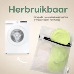 Wasbare Zoogcompressen - Cup B T/m E - Herbruikbare Borstcompressen Wasbaar - Inclusief Waszak&Opbergetui - 16 Stuks - Wit & Groen 17 Wasbare Zoogcompressen - Cup B T/m E - Herbruikbare Borstcompressen Wasbaar - Inclusief Waszak&Opbergetui - 16 Stuks - Wit & Groen -Zuigelingenvoeding 1200x1200 817