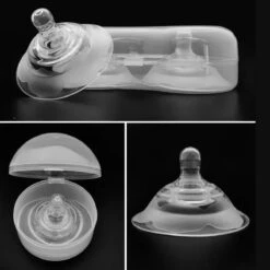 Pure Moms Tepelhoedjes Beschermen Je Tepels En Helpen Het Aanleggen Vergemakkelijken Als Dit Niet Goed Lukt Of Pijnlijk Is - 2 Cm Speen - 2 Stuks - 0-12 Maanden, 1-2 Jaar - BPA Vrij - Beschermend Bakje -Zuigelingenvoeding 1200x1200 818