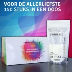 Honeyy - Moedermelk Bewaarzakjes - 150 Stuks - Schenktuit - 220 Ml - Vriezer En Koelkast - Lekvrij - Dubbelwandig - BPA-vrij 11 Honeyy - Moedermelk Bewaarzakjes - 150 Stuks - Schenktuit - 220 Ml - Vriezer En Koelkast - Lekvrij - Dubbelwandig - BPA-vrij -Zuigelingenvoeding 1200x1200 839