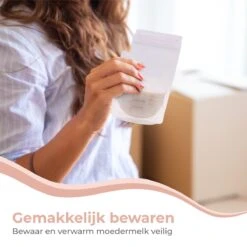 Nuvance - Moedermelk Bewaarzakjes - Borstvoeding Zakjes - 100 Stuks - 250ml - BPA Vrij - Dubbele Sluiting 11 Nuvance - Moedermelk Bewaarzakjes - Borstvoeding Zakjes - 100 Stuks - 250ml - BPA Vrij - Dubbele Sluiting -Zuigelingenvoeding 1200x1200 841