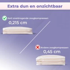 Mother's Gem Zoogcompressen 100 Stuks - Borstcompressen Wegwerp – Kraampakket Nursing Pads – Extra Dun En Onzichtbaar – Zoogkompressen Superabsorberend -Zuigelingenvoeding 1200x1200 859