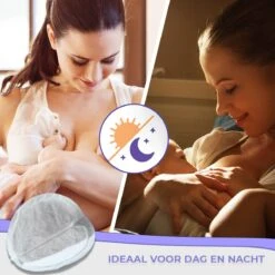 Mother's Gem Zoogcompressen 100 Stuks - Borstcompressen Wegwerp – Kraampakket Nursing Pads – Extra Dun En Onzichtbaar – Zoogkompressen Superabsorberend -Zuigelingenvoeding 1200x1200 862