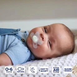 Difrax Fopspeen 0-6 Maanden Natural Speen - Glow In The Dark - 2 Stuks -Zuigelingenvoeding 1200x1200 9
