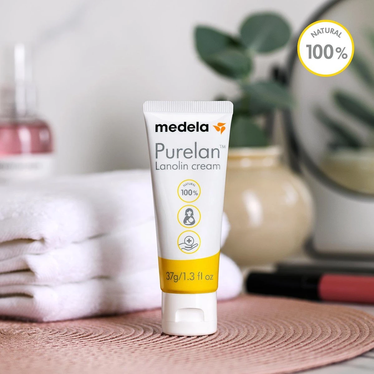 Medela Purelan Tepelzalf Lanoline Tepelcreme Snelle Verlichting Bij Pijnlijke Tepels - Tube 7gr 9 Medela Purelan Tepelzalf Lanoline Tepelcreme Snelle Verlichting Bij Pijnlijke Tepels - Tube 7gr - Afbeelding 7