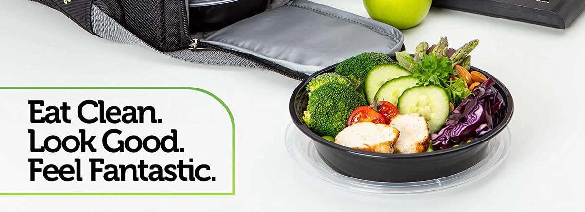 Buxibo - Ronde Maaltijd Meal Prep Containers - Bakjes Rond Met Deksel - Inhoud 900ml - Herbruikbaar Plastic Kunststof - 50 Salade Bakjes - Lunchbox - Diepvriesbakjes - Magnetron Vaatwasser Bestendig - Vershoudbakjes - Plastic Bakjes 8 Buxibo - Ronde Maaltijd Meal Prep Containers - Bakjes Rond Met Deksel - Inhoud 900ml - Herbruikbaar Plastic Kunststof - 50 Salade Bakjes - Lunchbox - Diepvriesbakjes - Magnetron Vaatwasser Bestendig - Vershoudbakjes - Plastic Bakjes - Afbeelding 7