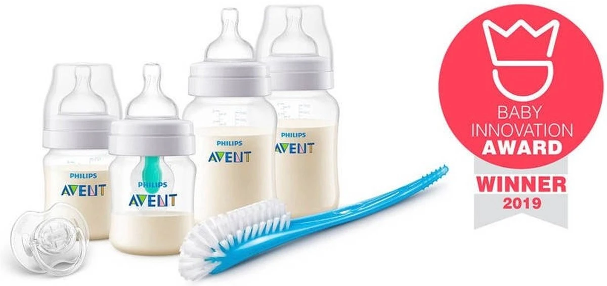 Philips Avent Anti-Colic SCD807/00 - Startersset Voor Pasgeborenen - 0M+ Met AirFree Ventiel 6 Philips Avent Anti-Colic SCD807/00 - Startersset Voor Pasgeborenen - 0M+ Met AirFree Ventiel - Afbeelding 4