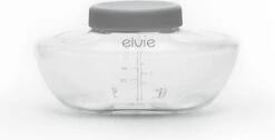 Elvie Pump Moedermelkflesjes Bewaarflesjes - BPA-vrij - 150ml - 3 Flessen & 3 Deksels