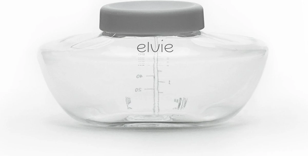 Elvie Pump Moedermelkflesjes Bewaarflesjes - BPA-vrij - 150ml - 3 Flessen & 3 Deksels 3 Elvie Pump Moedermelkflesjes Bewaarflesjes - BPA-vrij - 150ml - 3 Flessen & 3 Deksels