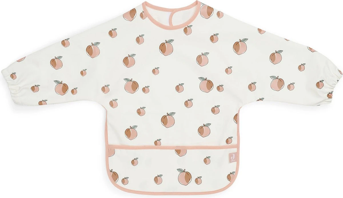 Jollein Slab Waterproof Met Mouw - Peach 4 Jollein Slab Waterproof Met Mouw - Peach - Afbeelding 2