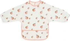 Jollein Slab Waterproof Met Mouw Meadow - Rosewood -Zuigelingenvoeding 1200x701 2