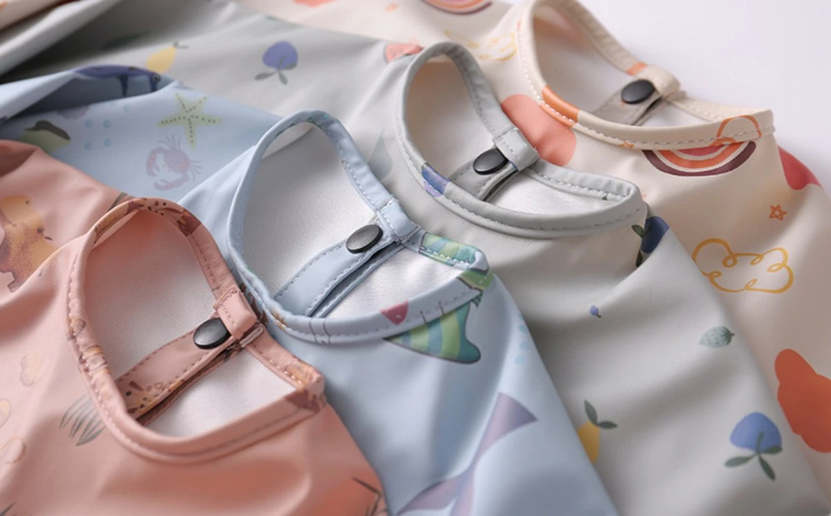 Mon Avenir - Longsleeve Slab - Waterproof - Schort Lange Mouwen - Beige - Olive 5 Mon Avenir - Longsleeve Slab - Waterproof - Schort Lange Mouwen - Beige - Olive - Afbeelding 3