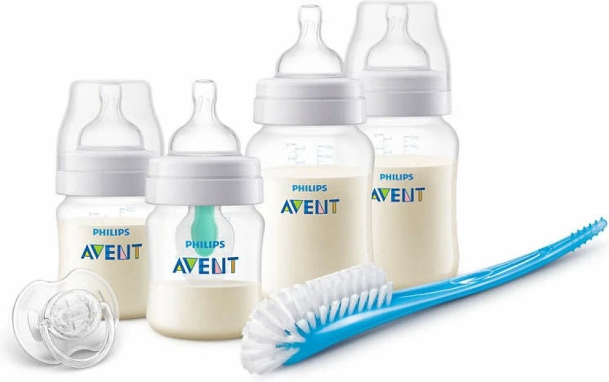 Philips Avent Anti-Colic SCD807/00 - Startersset Voor Pasgeborenen - 0M+ Met AirFree Ventiel 3 Philips Avent Anti-Colic SCD807/00 - Startersset Voor Pasgeborenen - 0M+ Met AirFree Ventiel