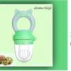 Bob Online ™ - Groen Baby Fruitspeen En Bijtring In- Een Met Medium Speen - Fruitzuiger – Groen Fruit Fopspeen Voorkomt Verstikking - Kinderbestek - Babyvoeding - Fruitspeen - Babyspeen Voor Groenten En Fruit – Green Baby Fruit Pacifier