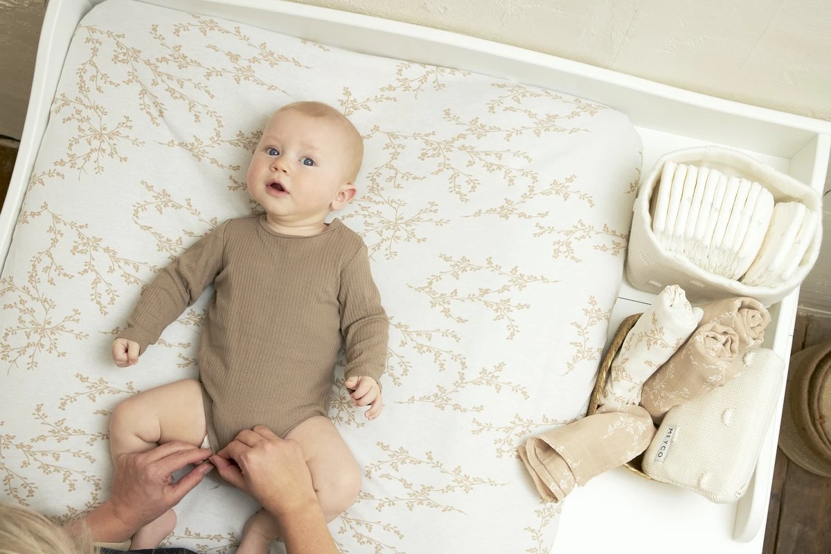 Meyco Branches 3-pack Hydrofiele Spuugdoekjes - 30x30 Cm - Sand 5 Meyco Branches 3-pack Hydrofiele Spuugdoekjes - 30x30 Cm - Sand - Afbeelding 3