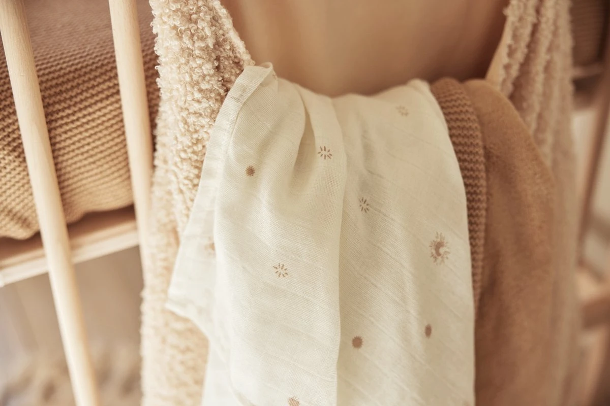 Jollein Monddoekje Hydrofiel Stargaze - Biscuit - 3 Stuks 4 Jollein Monddoekje Hydrofiel Stargaze - Biscuit - 3 Stuks - Afbeelding 2