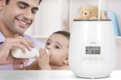 Alecto BW-700 - Snelle Digitale Flessenwarmer 500W Voor Opwarmen, Steriliseren En Ontdooien - Inclusief Stoomkap - Bediening Via Display - Wit -Zuigelingenvoeding 1200x800 48