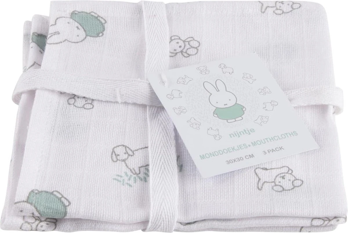 Briljant Baby- Monddoekjes Nijntje - Hydrofiele Doeken - Roze 8 Briljant Baby- Monddoekjes Nijntje - Hydrofiele Doeken - Roze - Afbeelding 6