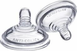 Tommee Tippee Advanced Anti-Colic Zuigfles Spenen, Borst-achtig, Zacht Silicone, Normale Uitstroomsnelheid, 3m+, Verpakking Van 2 20 Tommee Tippee Advanced Anti-Colic Zuigfles Spenen, Borst-achtig, Zacht Silicone, Normale Uitstroomsnelheid, 3m+, Verpakking Van 2 -Zuigelingenvoeding 1200x807 1