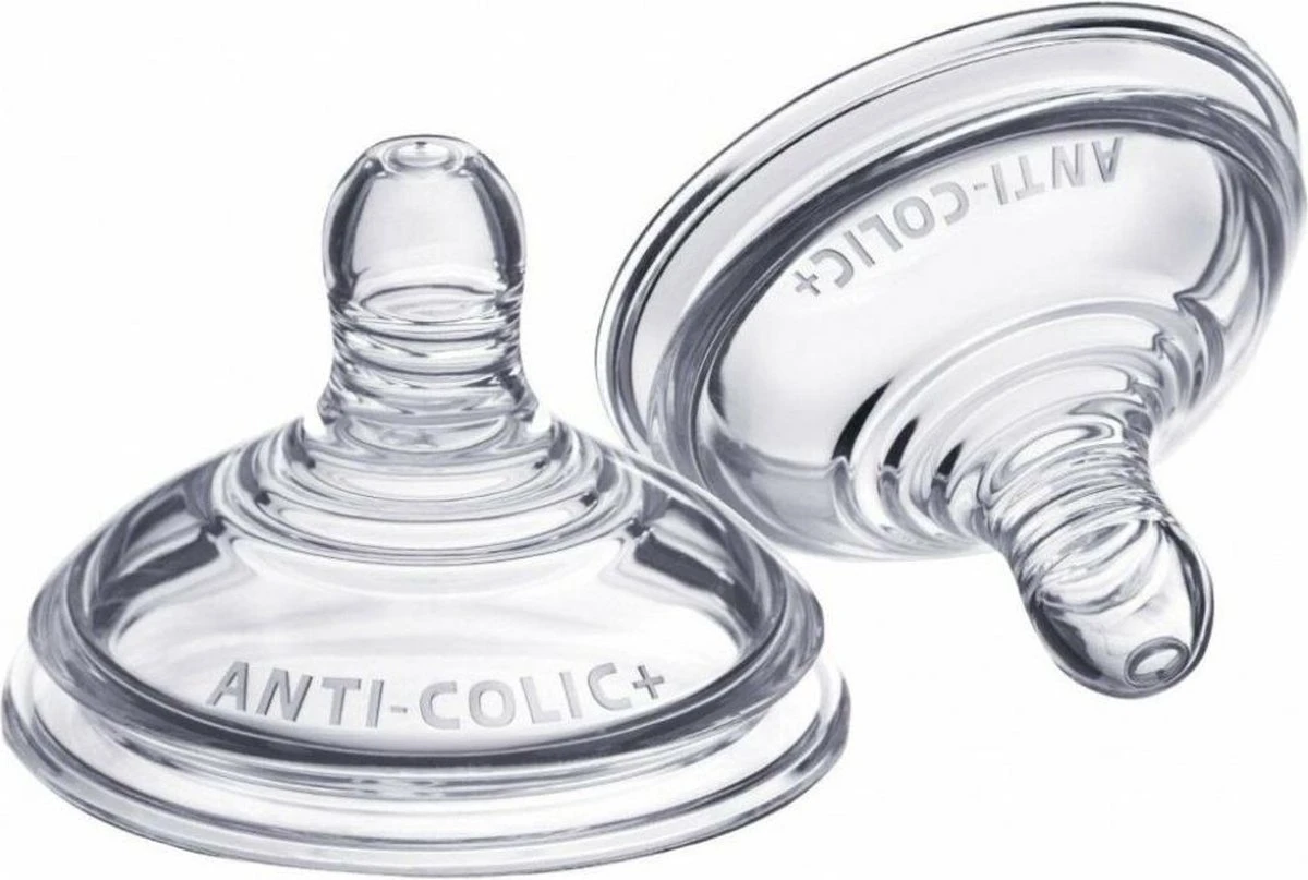 Tommee Tippee Advanced Anti-Colic Zuigfles Spenen, Borst-achtig, Zacht Silicone, Normale Uitstroomsnelheid, 3m+, Verpakking Van 2 11 Tommee Tippee Advanced Anti-Colic Zuigfles Spenen, Borst-achtig, Zacht Silicone, Normale Uitstroomsnelheid, 3m+, Verpakking Van 2 - Afbeelding 9