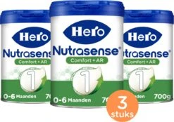 Hero Baby Nutrasense Comfort+ 1 - Flesvoeding Van 0 Tot 6 Maanden - 3 X 700 Gram 9 Hero Baby Nutrasense Comfort+ 1 - Flesvoeding Van 0 Tot 6 Maanden - 3 X 700 Gram -Zuigelingenvoeding 1200x844
