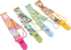 Speenclip Speenkoord Dieren Aapjes Olifanten Jungle Blauw Groen Meisjes Jongens Schattig Baby - Goedkoop - Gratis Verzending -Zuigelingenvoeding 1200x856 1
