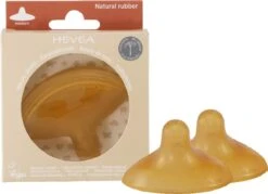 HEVEA 2-Pack Nipple Shield Medium | Tepelhoedje | Borstvoeding | Natural Rubber -Zuigelingenvoeding 1200x869
