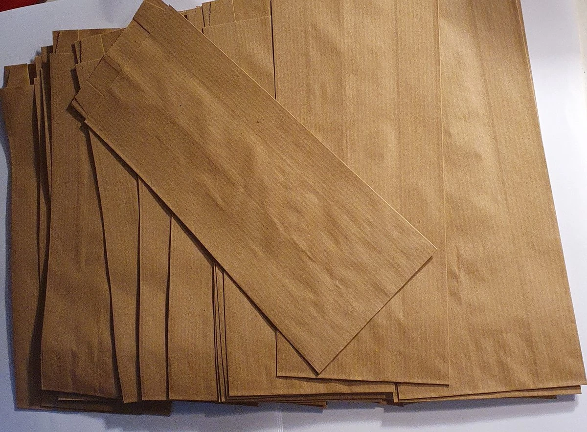 Merkloos Papieren Zakken - Zakjes - 23 X 9 X 4 Cm - Set 50 Stuks 4 Merkloos Papieren Zakken - Zakjes - 23 X 9 X 4 Cm - Set 50 Stuks - Afbeelding 2