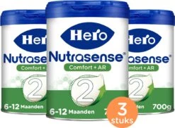 Hero Baby Nutrasense Comfort+ 2 (6+ Maanden) - Flesvoeding - 3 Stuks 9 Hero Baby Nutrasense Comfort+ 2 (6+ Maanden) - Flesvoeding - 3 Stuks -Zuigelingenvoeding 1200x886