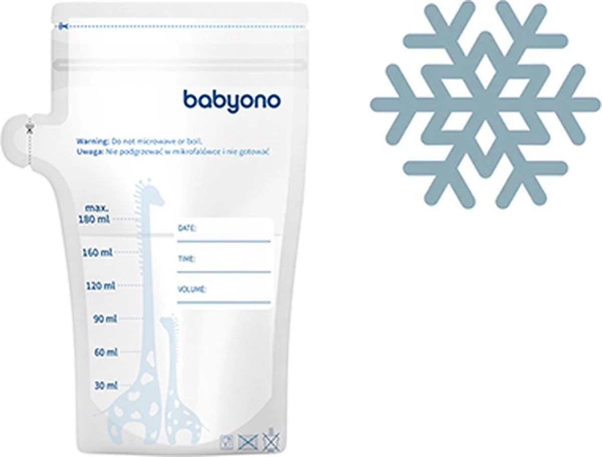 Babyono - Moedermelk Bewaarzakjes - Moedermelkbewaarzakjes - Gemakkelijke Etiketteren - 180 Ml - 30 Stuks - 1084 4 Babyono - Moedermelk Bewaarzakjes - Moedermelkbewaarzakjes - Gemakkelijke Etiketteren - 180 Ml - 30 Stuks - 1084 - Afbeelding 2