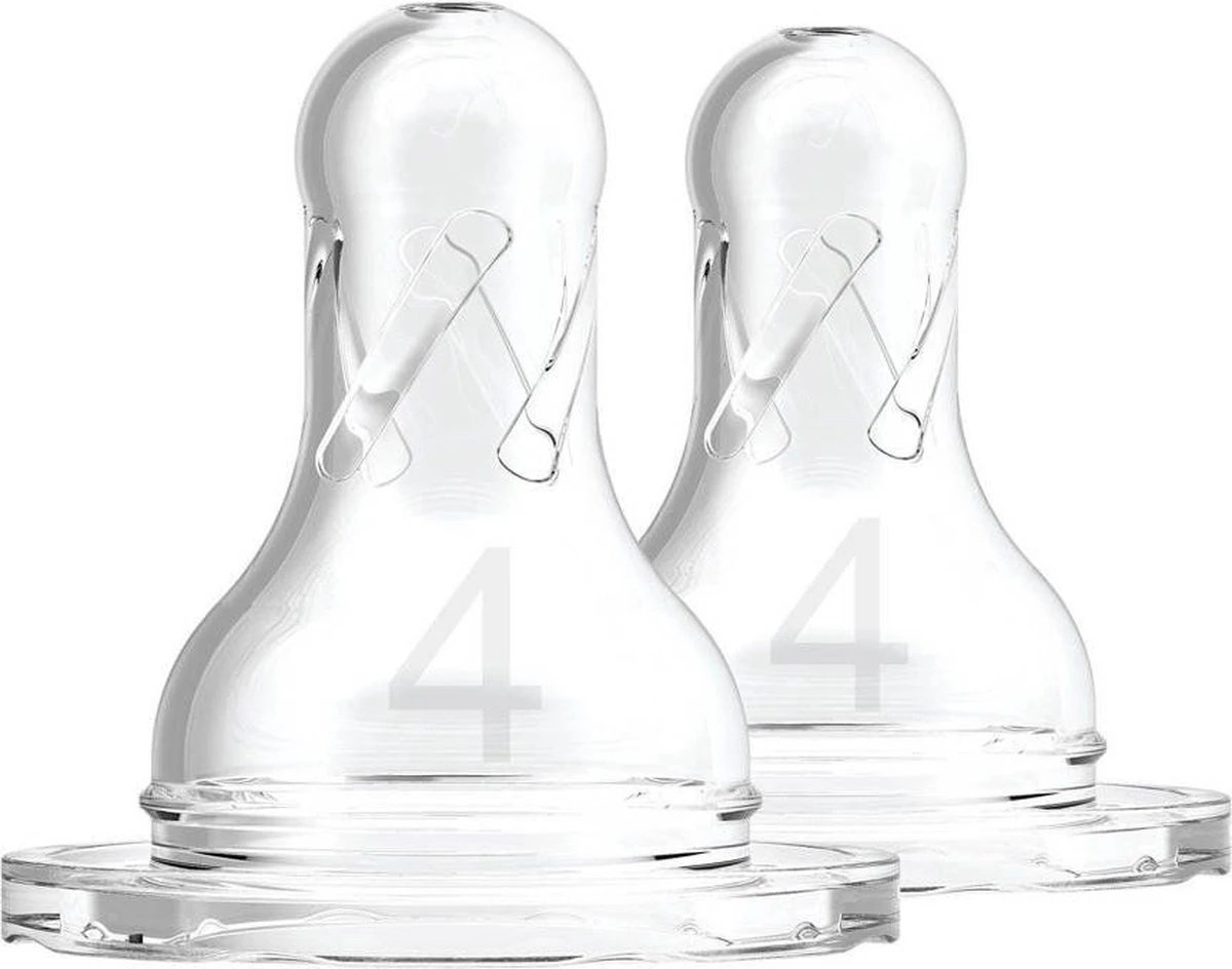 Dr. Brown's Fles Speen Standaard - Fase 4 - 2 Stuks 3 Dr. Brown's Fles Speen Standaard - Fase 4 - 2 Stuks