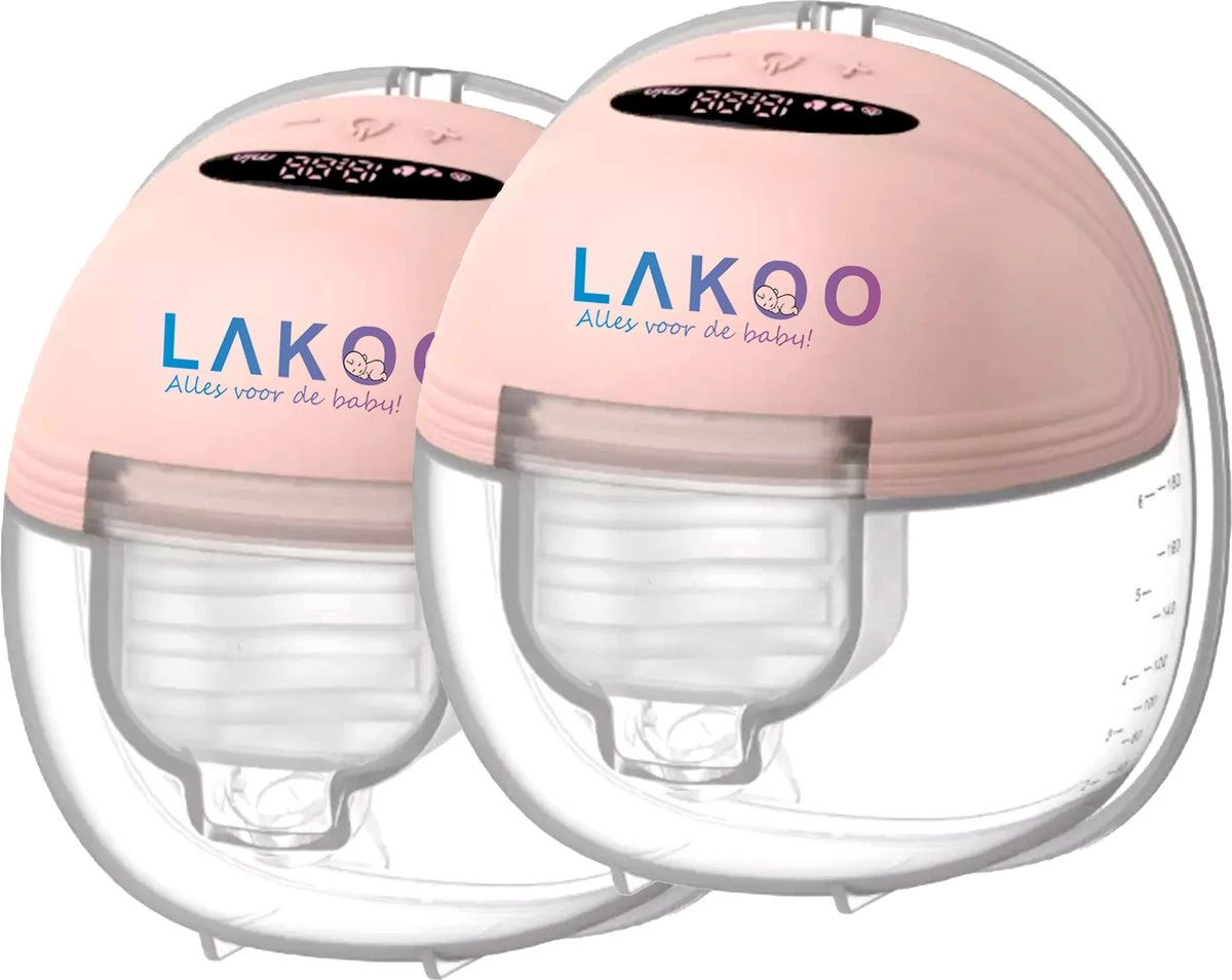 Lakoo - 2 X (stuks) Handsfree Borstkolf - Borstkolf Handsfree- Elektrische Borstkolf-2 Stuks- Oplaadbare Accu - Borstkolven- Kolfset - Borstvoeding Roze 3 Lakoo - 2 X (stuks) Handsfree Borstkolf - Borstkolf Handsfree- Elektrische Borstkolf-2 Stuks- Oplaadbare Accu - Borstkolven- Kolfset - Borstvoeding Roze