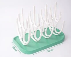 Flouer Flessen Droogrek - Flessenrek Baby - Droogrek Flessen Baby - Drying Rack - Afdruiprek Babyfles - Groen 14 Flouer Flessen Droogrek - Flessenrek Baby - Droogrek Flessen Baby - Drying Rack - Afdruiprek Babyfles - Groen -Zuigelingenvoeding 1200x960 3