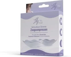 LilyPadz Wasbare Zoogcompressen - Wasbaar – Siliconen – 2 Stuks