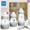 Mam Starter Set Grijs - 2x Anti-Colic Flesjes 160 Ml, 1 Flesje Anti-Colic 260 Ml, 1 Speen START, 1 Speenkoord 1 Mam Starter Set Grijs - 2x Anti-Colic Flesjes 160 Ml, 1 Flesje Anti-Colic 260 Ml, 1 Speen START, 1 Speenkoord -Zuigelingenvoeding 1200x974