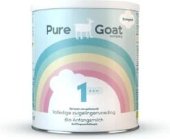 Pure Goat Company - Volledige Zuigelingenvoeding 1 - 800 Gram -Zuigelingenvoeding 1200x986