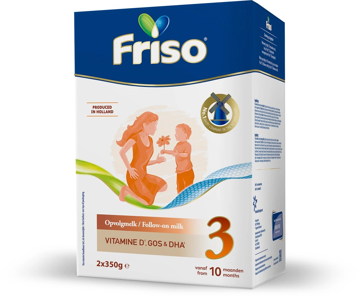 Friso 3 - Opvolgmelk - Vanaf 10 Maanden - 700g - Doos 3 Friso 3 - Opvolgmelk - Vanaf 10 Maanden - 700g - Doos