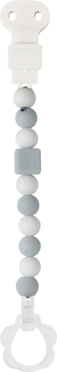 Nattou Siliconen Speenkoord - Fopspeenketting - Universeel - BPA Vrij - Grijs 3 Nattou Siliconen Speenkoord - Fopspeenketting - Universeel - BPA Vrij - Grijs
