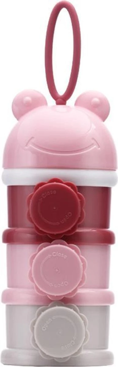 Melkpoeder Toren - Babyvoeding Bewaarbakjes - Melkpoeder Doseerdoosjes - Kraam Cadeau - BPA Vrij / ROZE 3 Melkpoeder Toren - Babyvoeding Bewaarbakjes - Melkpoeder Doseerdoosjes - Kraam Cadeau - BPA Vrij / ROZE