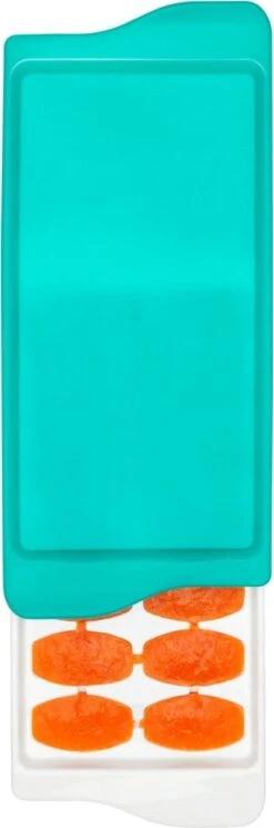OXO Tot Babyvoeding Diepvriesbakjes - Babyvoeding Bewaarbakjes - Diepvriesbakjes Met Deksel- 14x22 Ml - Teal