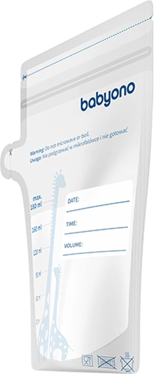 Babyono - Moedermelk Bewaarzakjes - Moedermelkbewaarzakjes - Gemakkelijke Etiketteren - 180 Ml - 30 Stuks - 1084 5 Babyono - Moedermelk Bewaarzakjes - Moedermelkbewaarzakjes - Gemakkelijke Etiketteren - 180 Ml - 30 Stuks - 1084 - Afbeelding 3