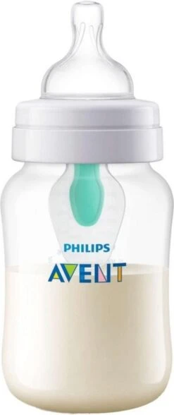 Philips Avent SCF813/14 Anti-Colic Babyfles - Met AirFree Ventiel - 260 Ml - 1 Stuks -Zuigelingenvoeding 504x1200