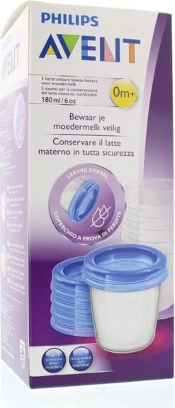Philips Avent SCF619/05 Bewaarbekers Voor Babyvoeding - 180 Ml - 5 Stuks 23 Philips Avent SCF619/05 Bewaarbekers Voor Babyvoeding - 180 Ml - 5 Stuks -Zuigelingenvoeding 515x1200
