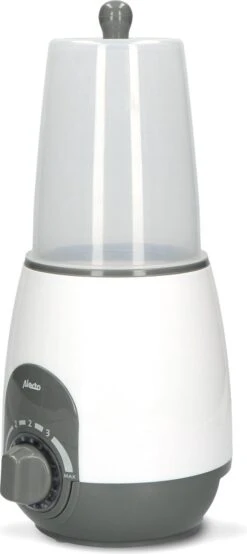 Alecto BW-512 CAR+ - Flessenwarmer 500W - Snelle Opwarming En Sterilisatie Thuis En Onderweg - Geleverd Met 12V Auto Adapter En Stoomkap - Wit -Zuigelingenvoeding 535x1200