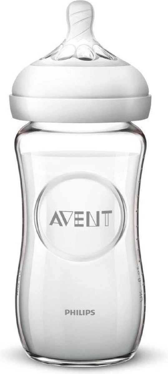 Philips Avent Glazen Starterset Voor Pasgeborenen SCD303/01 - Natural-fles - 3 Stuks 4 Philips Avent Glazen Starterset Voor Pasgeborenen SCD303/01 - Natural-fles - 3 Stuks - Afbeelding 2