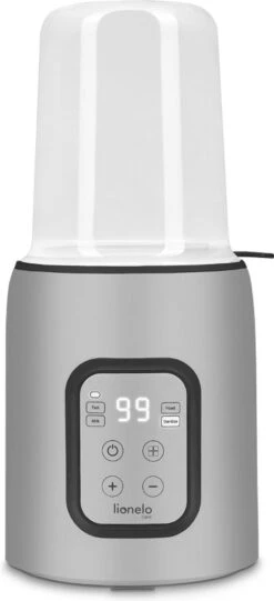 Lionelo Thermup - Flessenwarmer En Potjes Verwarmer - Grijs -Zuigelingenvoeding 548x1200