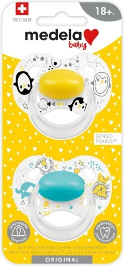 Medela Baby Fopspeen Original Hoge Acceptatie Orthdontisch Ergonomische Vorm - Sunshine Yellow - 18+ Maanden - 2 Stuks 22 Medela Baby Fopspeen Original Hoge Acceptatie Orthdontisch Ergonomische Vorm - Sunshine Yellow - 18+ Maanden - 2 Stuks -Zuigelingenvoeding 559x1200
