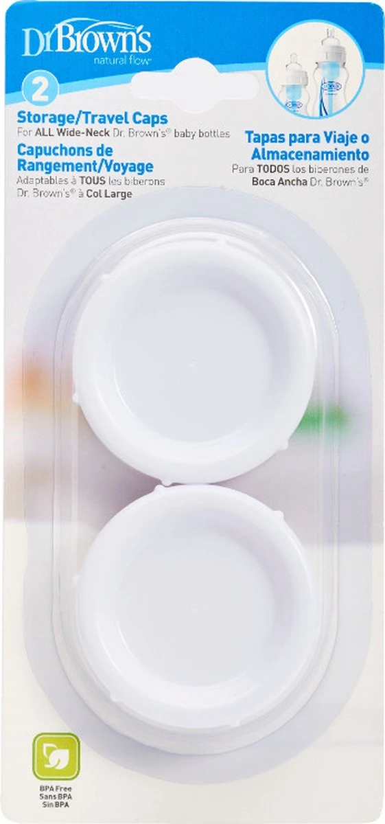 Dr. Brown's Afsluitdoppen Brede Halsfles - 2 Stuks 7 Dr. Brown's Afsluitdoppen Brede Halsfles - 2 Stuks - Afbeelding 5