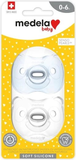 Medela Baby Fopspeen Soft Silicone Superzacht Lichtgewicht Eendelig - Soft Blue - 0-6 Maanden - 2 Stuks -Zuigelingenvoeding 568x1200 1