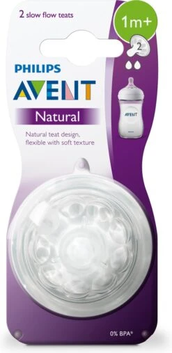 Philips AVENT Natural Speen - 1M+ - Langzame Toevoer - 2 Stuks 26 Philips AVENT Natural Speen - 1M+ - Langzame Toevoer - 2 Stuks -Zuigelingenvoeding 585x1200 1